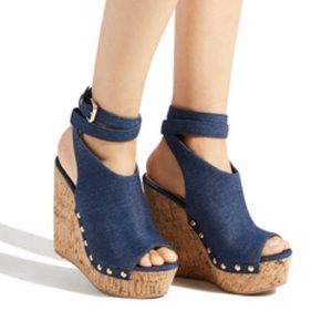 sarahh studded platform wedge